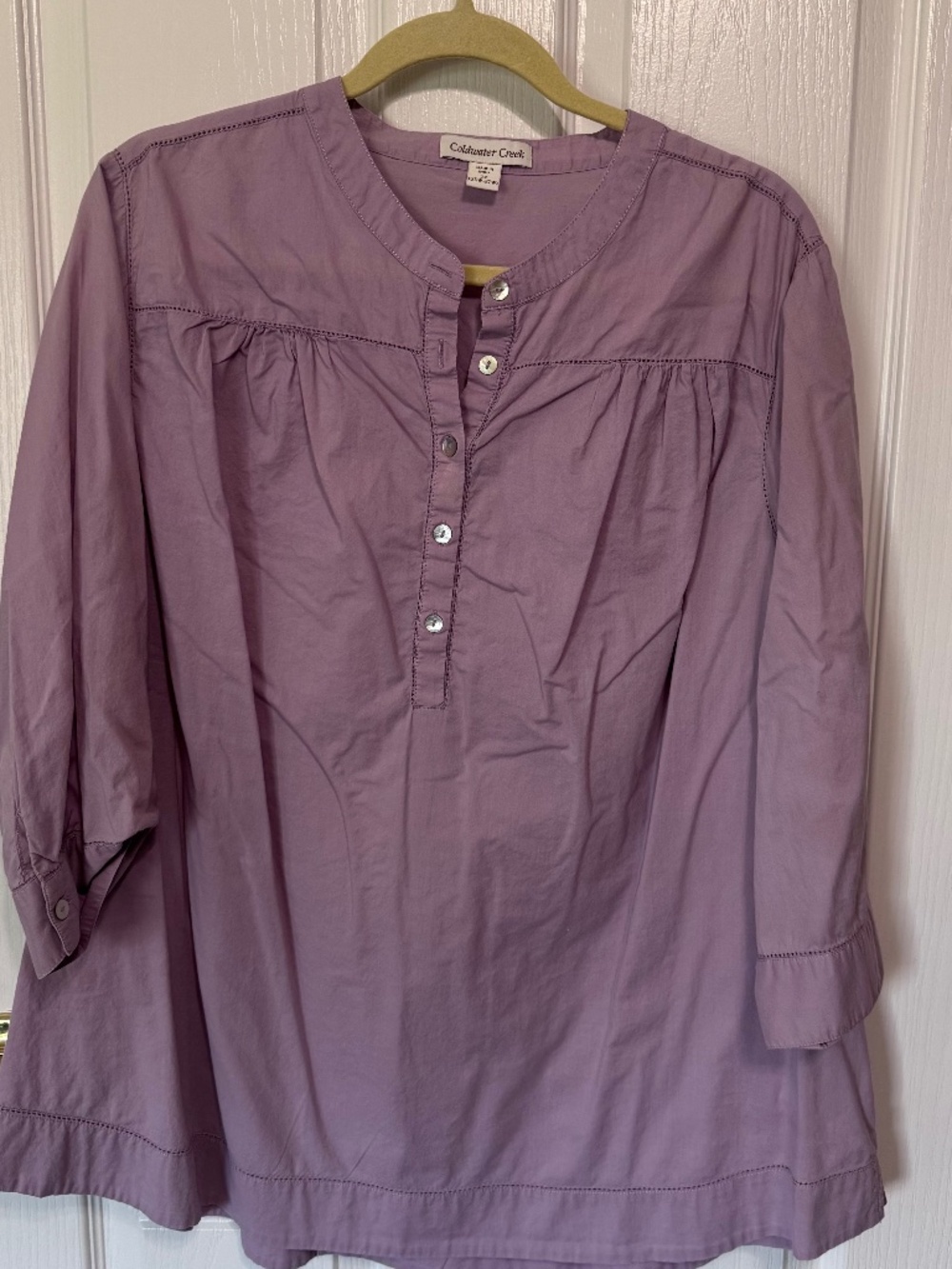 Coldwater Creek Women’s Tunic Top, Lavender, Size 2X